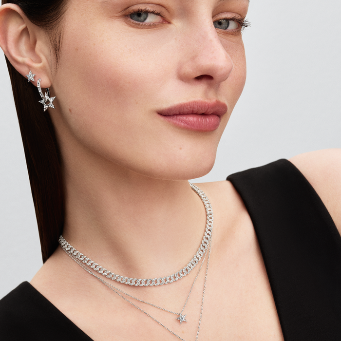 Collane e Pendenti Collana Openwork Stella Luminosa