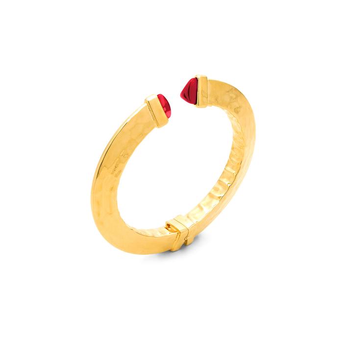 Bracelet Lame Rouge Or