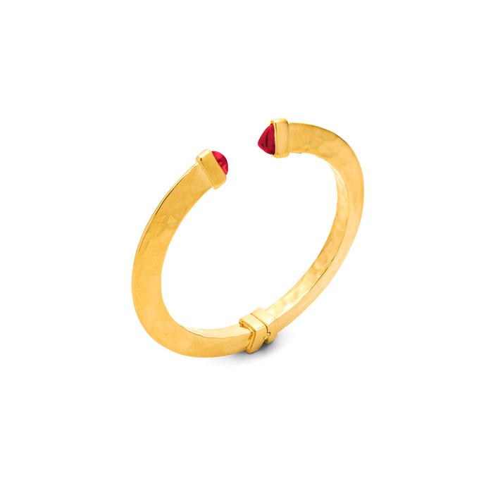 Bracelet Lame Rouge Petit Or