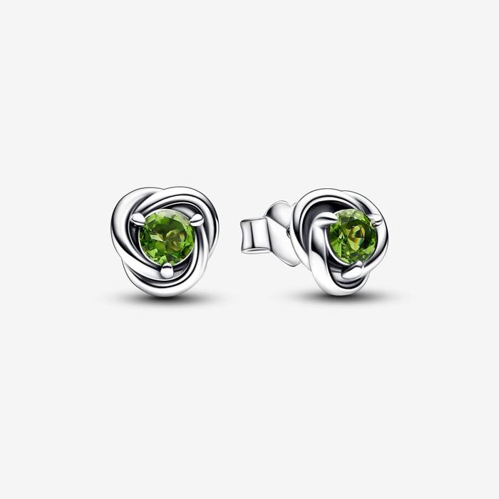 Eternal Circles Green August Stud Earrings