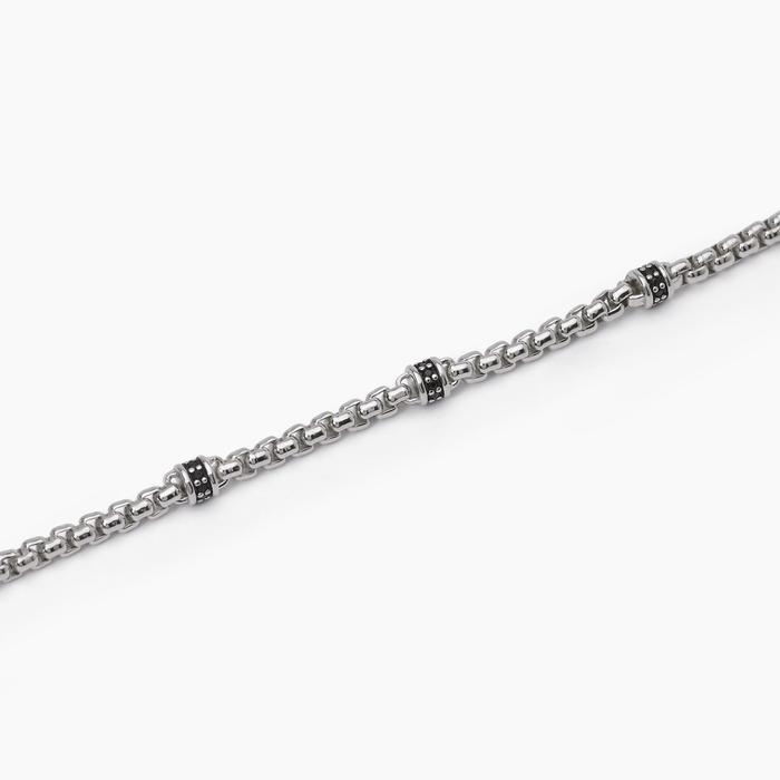 Bracelet with black inserts MONTECARLO