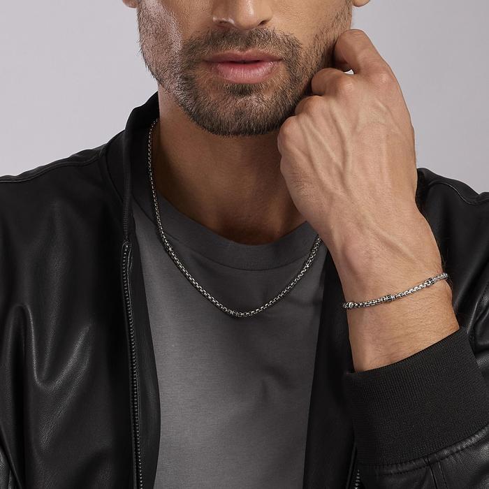 Bracelet with black inserts MONTECARLO