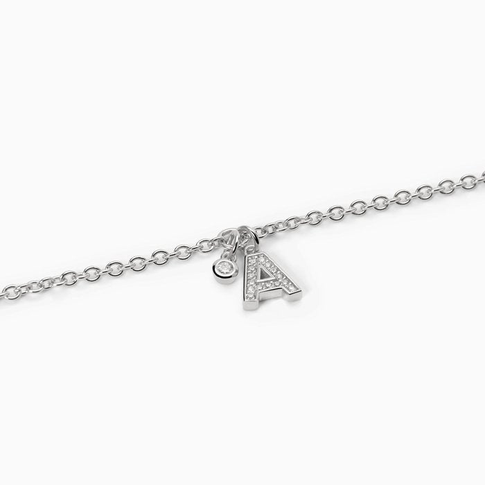 Bracciale lettera "A" A, B, COOL