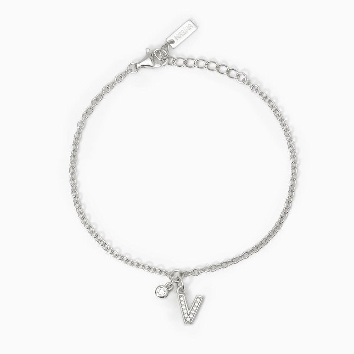 Bracelet lettre "V" A, B, COOL