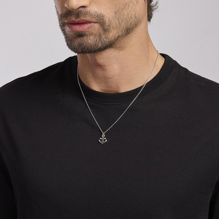 Collana con ancora NAVY RULE