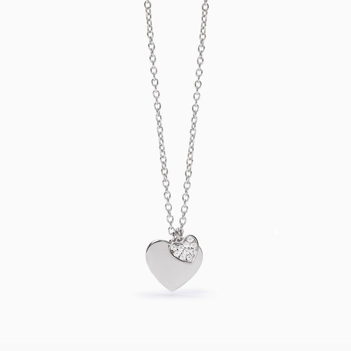 Collier double cœur ONLY YOURS