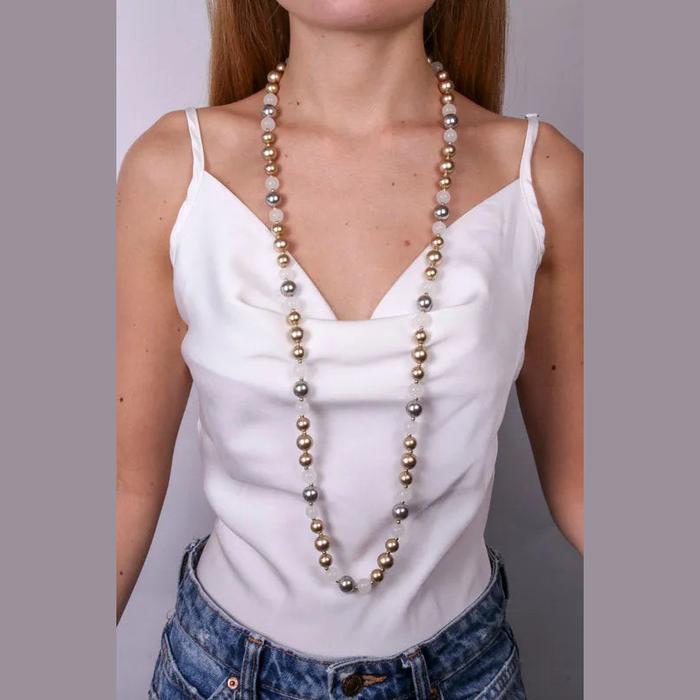 Collana in Metallo con pietre
