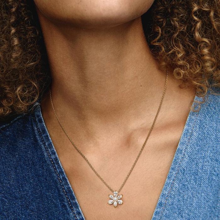 Collana Pendente Herbarium Fiore Luminoso