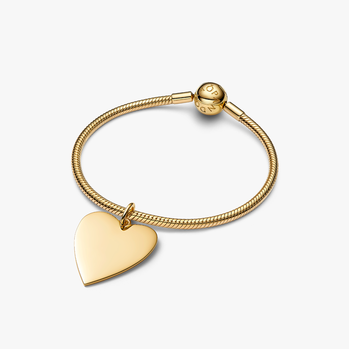 Collane e Pendenti Charm Pendente Cuore Grande da incidere