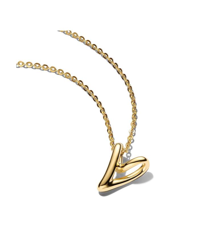 Collane e Pendenti Collana Cuore Piccolo Linea Sinuosa