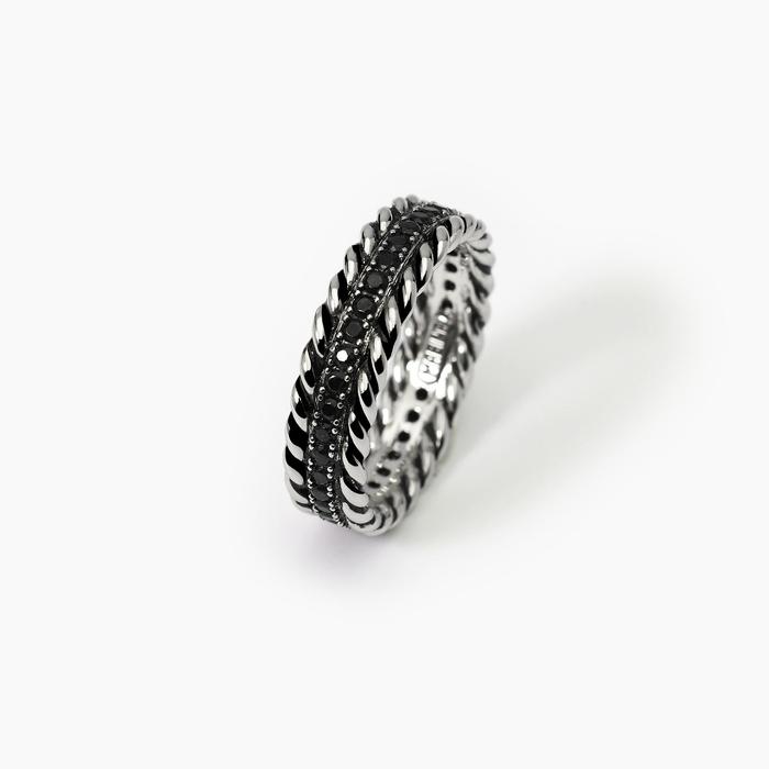 Bague avec finition torchon BANDITO