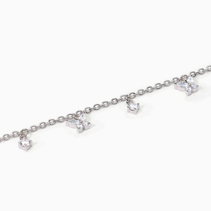 SECRET GARDEN White Charm Bracelet