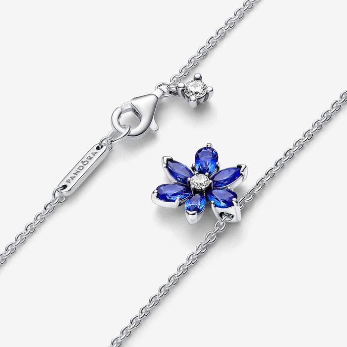 Collana Pendente Herbarium Fiore Blu