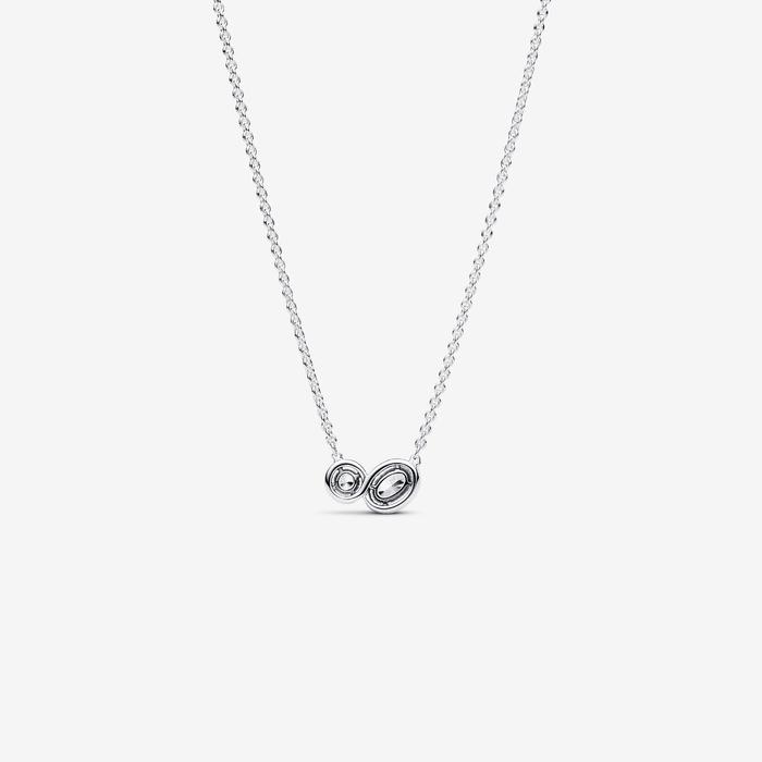 Double Bright Stone Necklace