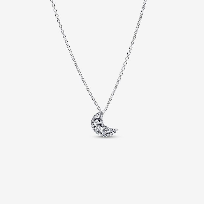 Collana con pendente Falce di luna