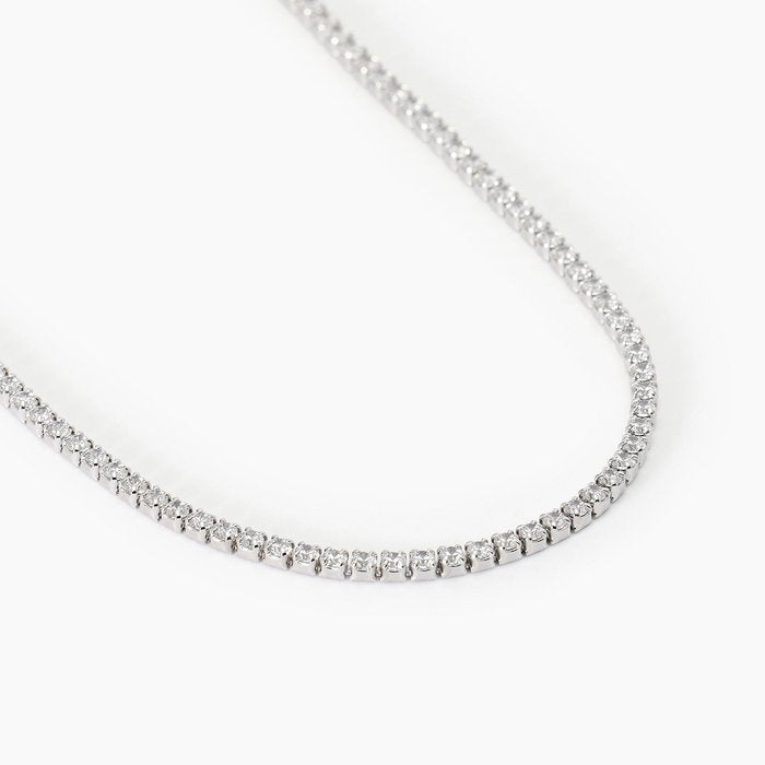 Collana tennis con zirconi bianchi MINI TENNIS