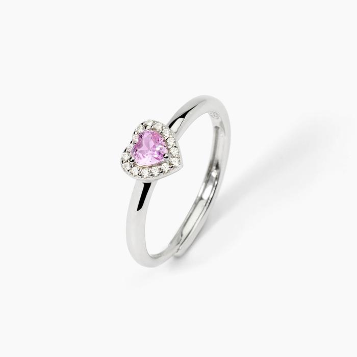 Bague en argent avec tourmaline synthétique LOVE AFFAIR