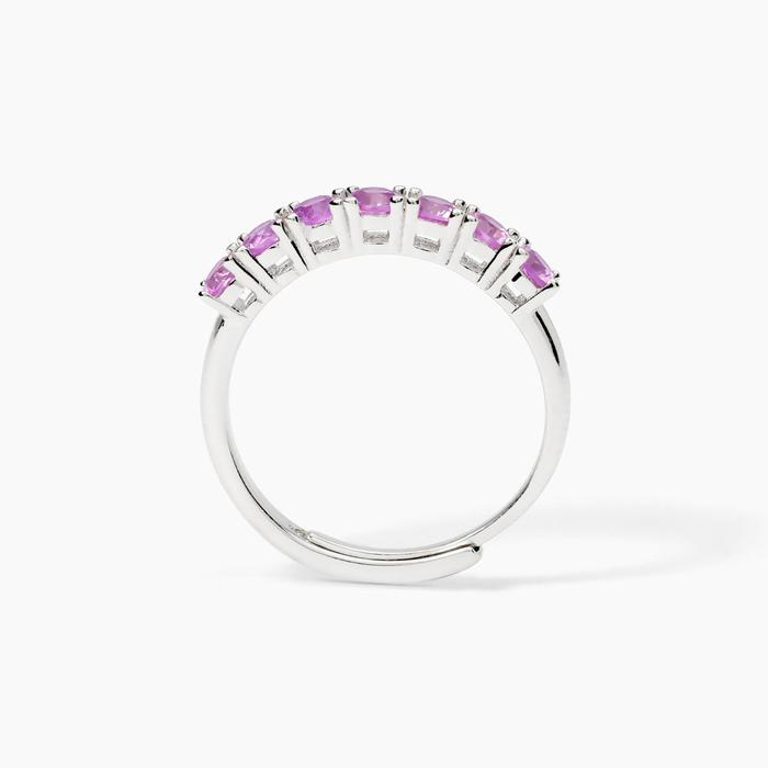 Bague SOIRÉE en argent et tourmaline synthétique