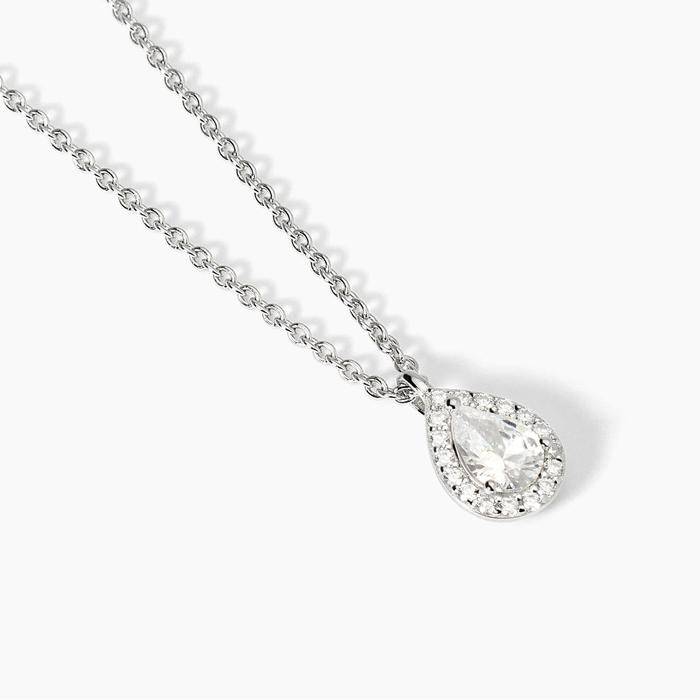 Silver choker with white zirconia COOL OR RÉTRO?