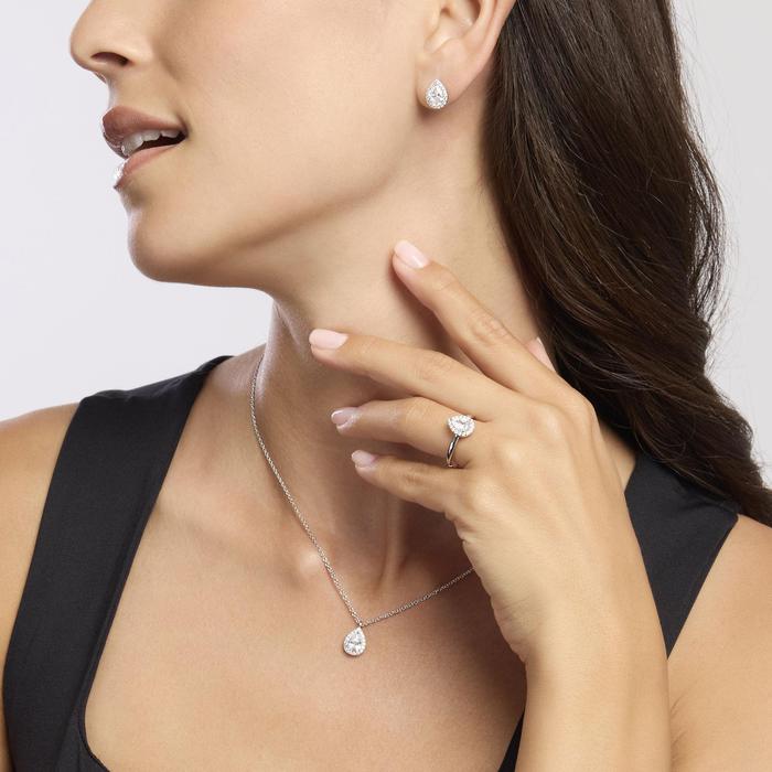 Girocollo in argento con zirconi bianchi COOL OR RÉTRO?