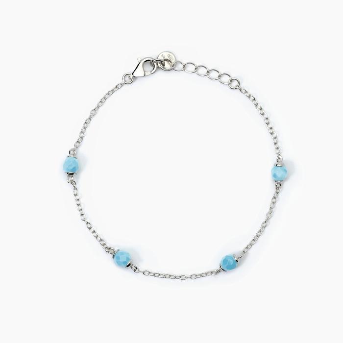 Bracelet en argent turquoise DREAM STONE