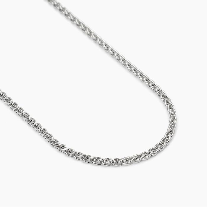 EVERY DAY Silver Necklace with Spike Chain