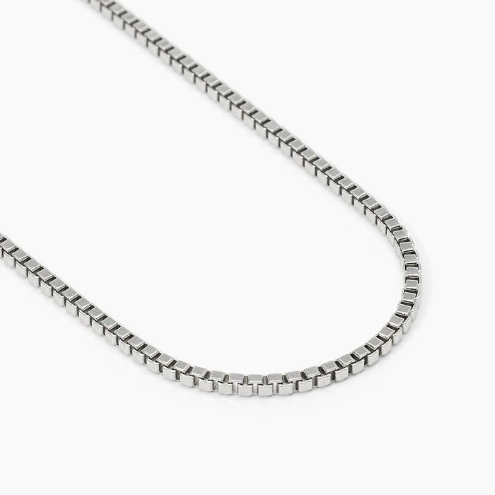 Collier en argent avec chaîne vénitienne BOX