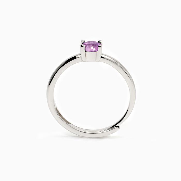 Isabel women's silver ring with synthetic tourmaline
