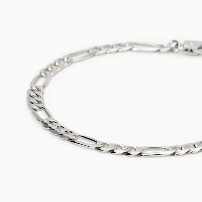 Bracelet homme en argent avec chaîne Millennium