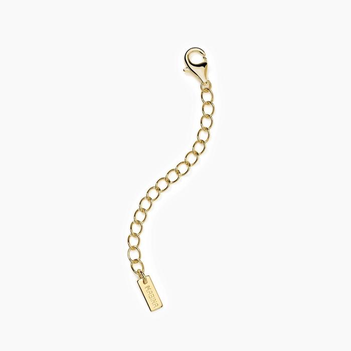 Extension de collier/bracelet en or et argent avec ajusteur