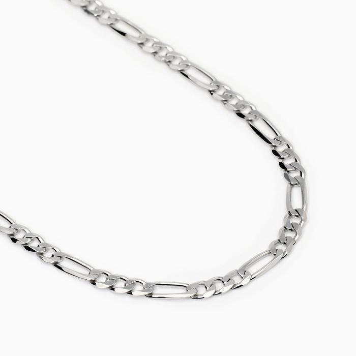 Men's Silver Necklace with Millennium Chain