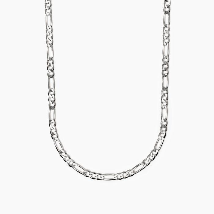 Men's Silver Necklace with Millennium Chain