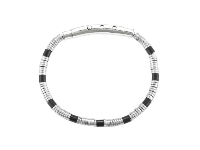 Bracelet rondelle en hématite