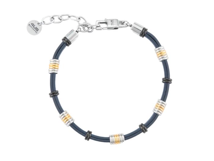 Bracciale Ecopelle ed elementi
