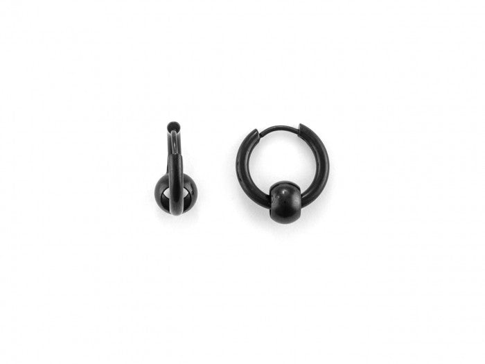 Boucles d'oreilles créoles en acier