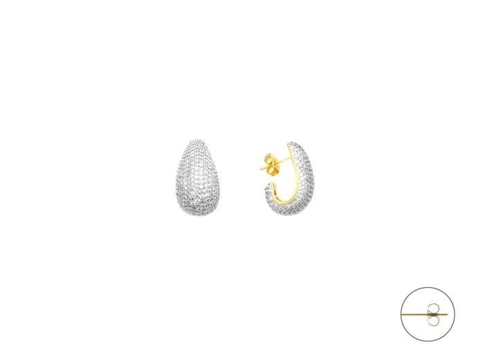 ORECCHINI GOCCIA OTTONE