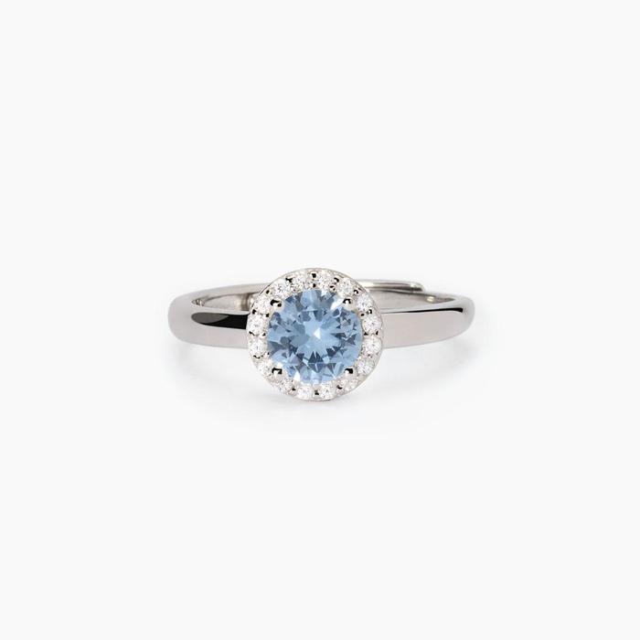 Revival Synthetic Aquamarine Ring