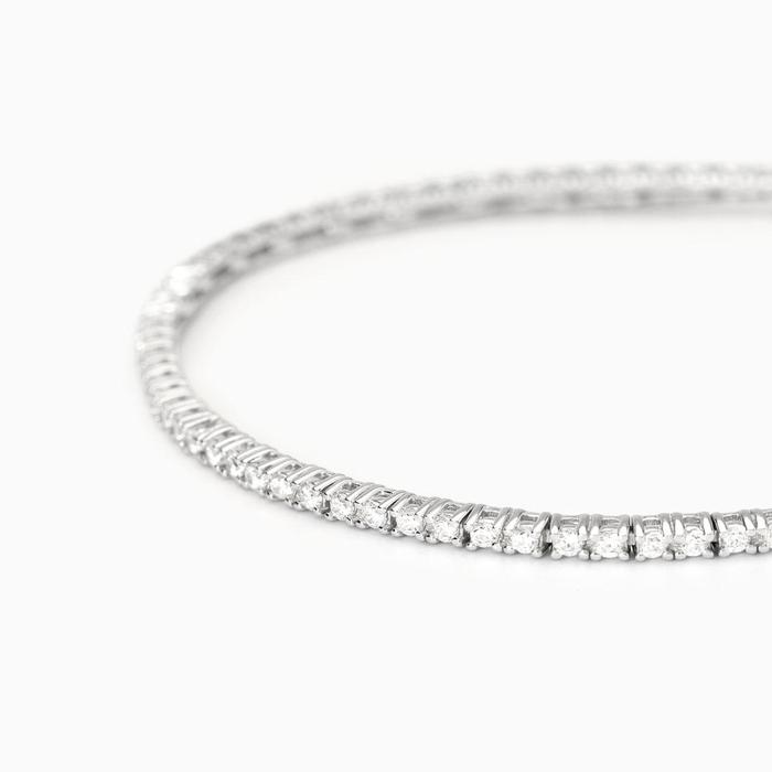 Bracelet de tennis Tennis Club en argent et zircone