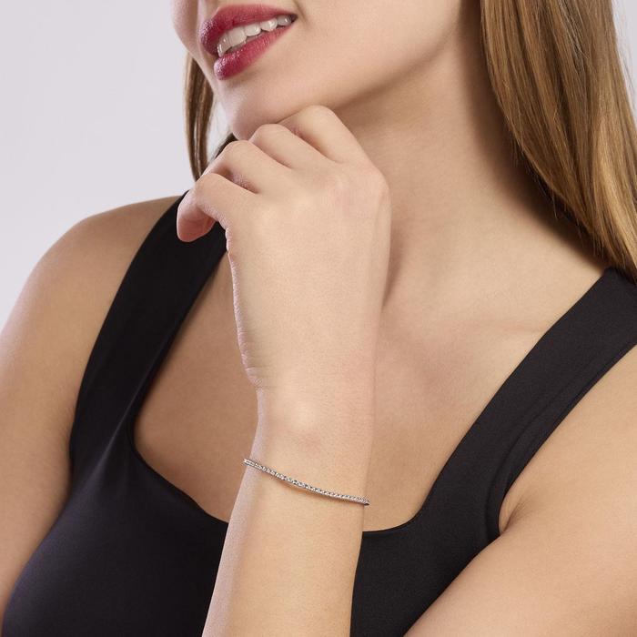 Bracelet de tennis Tennis Club en argent et zircone