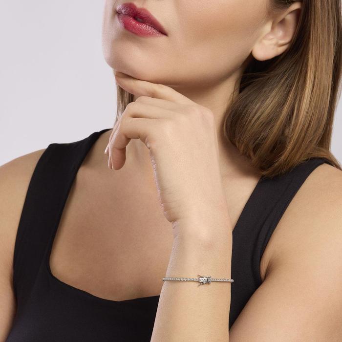 Bracelet de tennis Tennis Club en argent et zircone