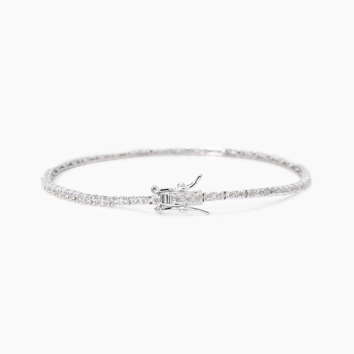Bracelet de tennis Tennis Club en argent et zircone