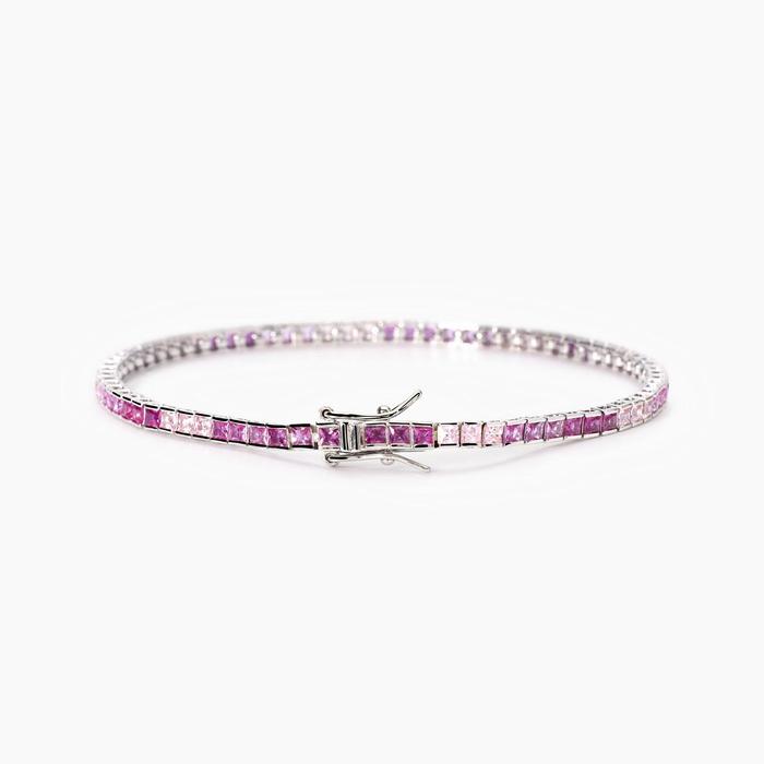 Bracelet de tennis en tourmaline synthétique Tennis Club