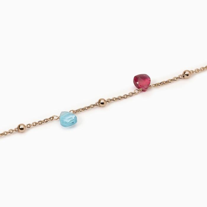 Bracelet with multicolor glass elements Beauty Code