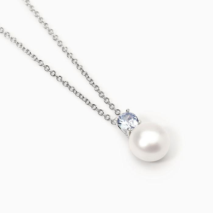 Synthetic Aquamarine Pendant Necklace Wedding Invitation