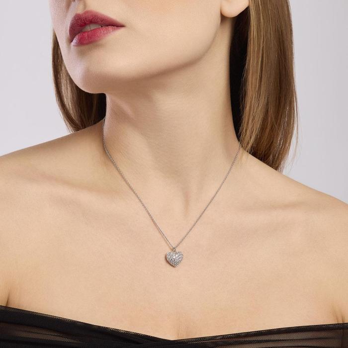 Love Gesture Zirconia Heart Choker