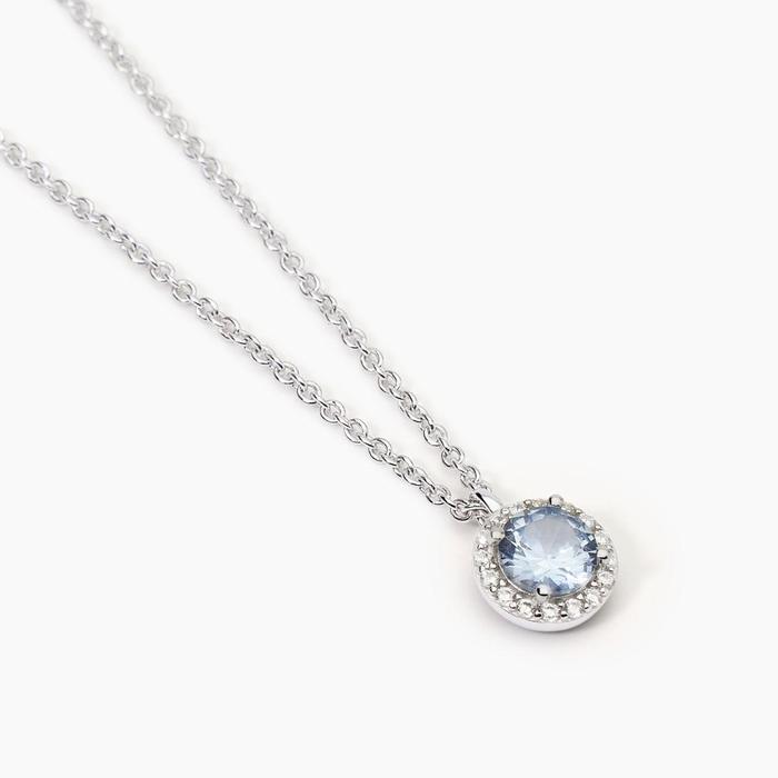 Revival Synthetic Aquamarine Pendant Choker