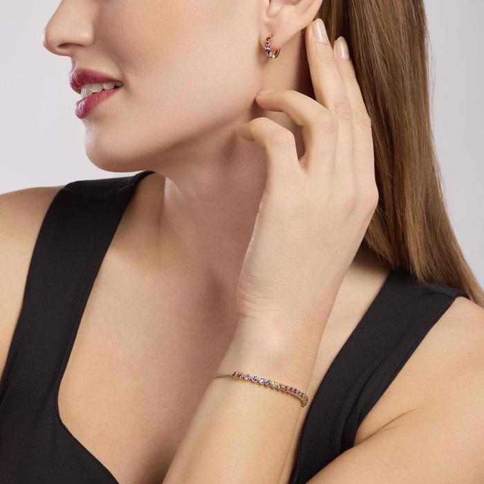 Boucles d'oreilles cœur multicolores Stupendo Thought