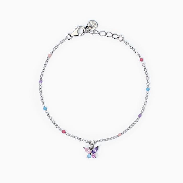 Secret Garden Butterfly Pendant Girl's Bracelet