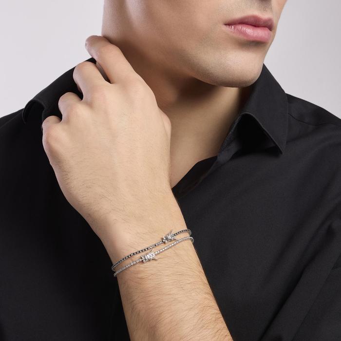 Bracelet de tennis en zircone pour homme Tennis Club