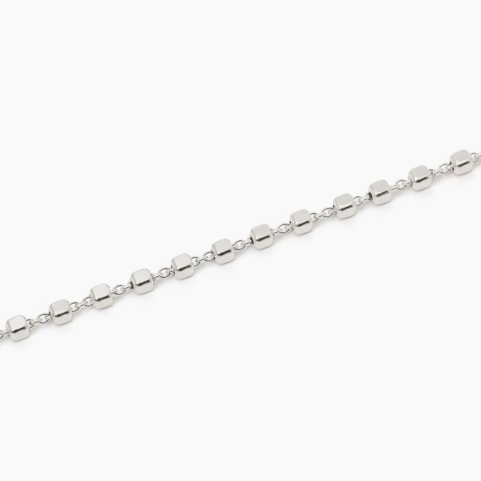 Men's bracelet with cube chain Cube